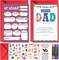 Mother’s & Father’s Day DIY Greeting Card Kit – Fill-in-the-Blank Cards with Envelopes, Stickers & Color Pens | Personalized Gift Set for Mom, Dad, Wife & Husband